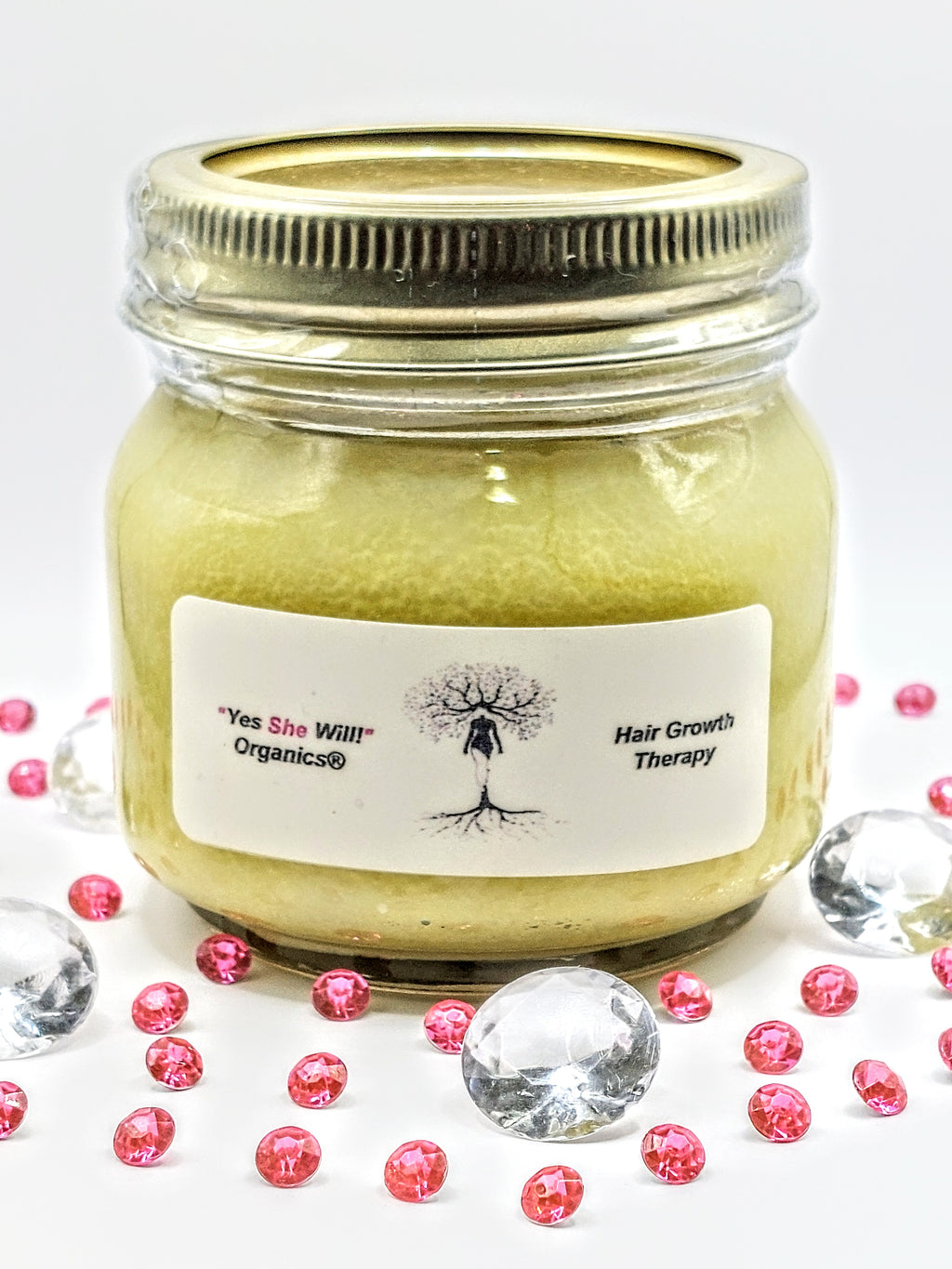 "Yes She Will!" Organics®️ Hair Growth Therapy (Half-Pint) (8 oz)